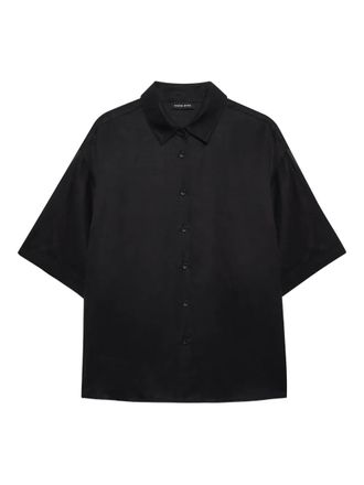 Anine Bing Coco button-up shirt - Black