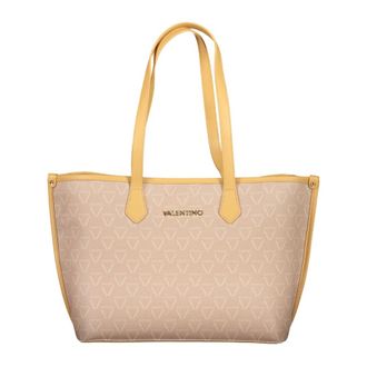 Mario Valentino Tote Bags, female, Beige, Size: ONE SIZE 2-Handle Shoulder Bag