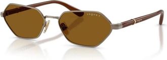 Vogue Eyewear Vo 4349S 513883 Zonnebril - Dames - Zonnebrillen - Bruin - 54 MM - Accessoires