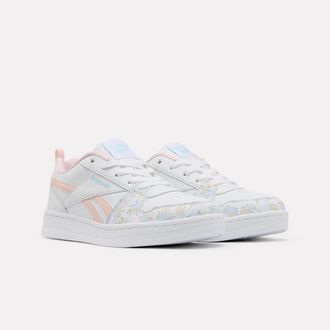 Reebok Classic Sneaker REEBOK CLASSIC REEBOK ROYAL PRIME 2.0, Gr. 34,5, wei&szlig;, purepink, glassblau, Synthetik, Textil, Schuhe Sneaker