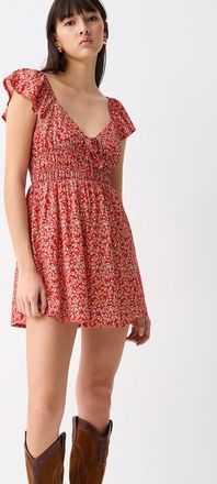 Twik Womens Floral bows short dress