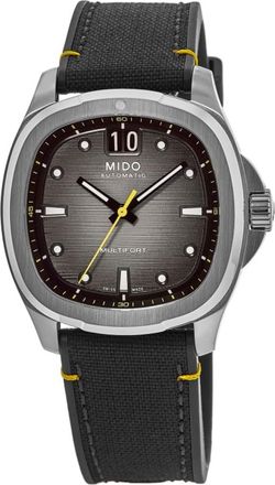 Mido Multifort TV Big Date Automatic Grey Dial Fabric Strap Mens Watch M049.526.17.081.01