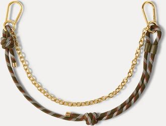 Veronica Beard Womens Paracord And Chain Bag Strap In Cypress Multi