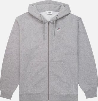 Parlez Clothing Mens Parlez Heather Demi Zip Hoodie - Grey - Size: 40