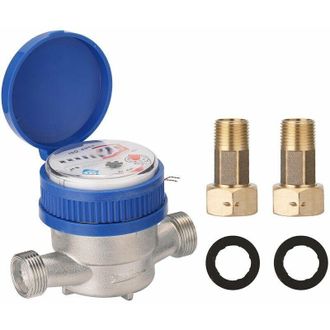 OEM Contador De Agua Inteligente Para El Hogar De 15 Mm (1/2), Tipo Rotor Mec&aacute;nico, Para Agua Fr&iacute;a, Con Pantalla Combinada De Puntero Digital