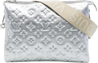 Louis Vuitton Pre-owned Coussin PM Cross Body Bag - Dames - Vintage Schoudertas - Grijs - ONE Size - Leer - Vintage