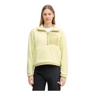 The North Face Yumiori Off Peak 1/2 Zip Jacket - Dames - Fleece jassen - Groen - S - Fitness