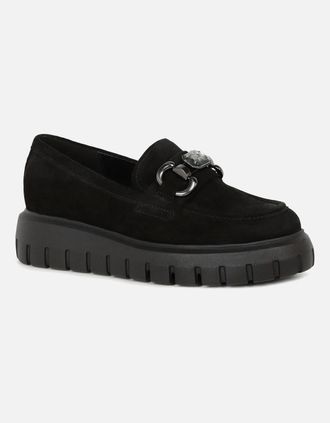 Gabor Womens Tender Womens Loafers - Black - Size: 6.5