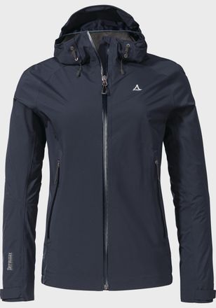 Sch&ouml;ffel Outdoorjacke SCH&Ouml;FFEL 2.5L Jacket Vistdal L, Damen, Gr. 42, blau (8820, blau), Oberstoff : 100% Nylon, regular fit, hoch geschlossener Ausschnitt, Jac