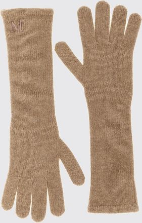 Max Mara Gloves MAX MARA Woman color Beige