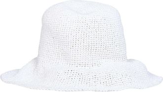 Toteme Papieren Zonnehoed - Dames - Hoeden - Wit - ONE Size - Katoen - Accessoires