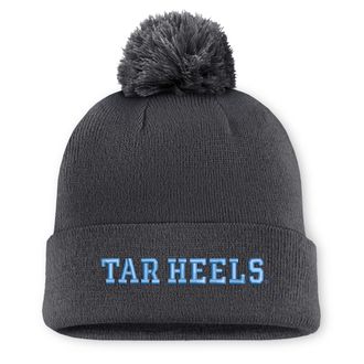 Nike Mens North Carolina Peak Jordan Brand College Cuffed Beanie in Grey | JC1606FNCN-V72