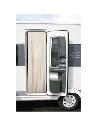 OEM Cortina Para Puerta En Imitaci&oacute;n Piel Curtina4u Altura (cm) - 230, Anchura (cm) - 100, Color - Blanco