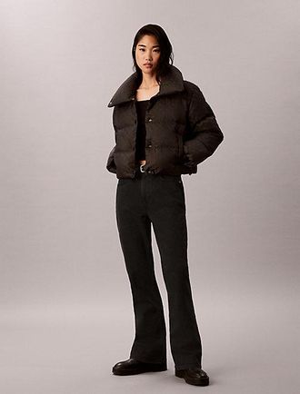 Calvin Klein Chaqueta De Plumas Con Logo En Toda La Prenda