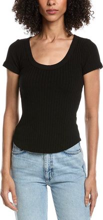 Project Social T Julie Scoop Neck Sweater Rib T-Shirt