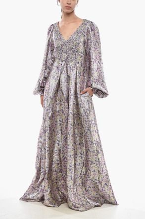 Stella McCartney Maxi Dress LAVANYA in Lurex Motivo Floreale Stella McCartney