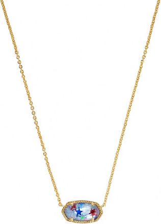 Kendra Scott Elisa Necklace In Red White & Blue Illusion