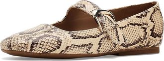Naturalizer Cosmic Womens Flat Shoes Beige Snake : 8.5 M (B), Leather/Suede/Synthetic