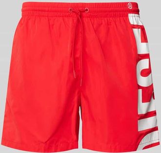 Diesel Badehose mit elastischem Bund Modell RIO in Rot, Größe M