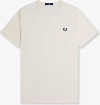 Fred Perry Cotton t-shirt with logo embroidery - FRED PERRY - gender_Man