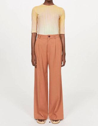 Rodebjer Lancelot Sunset Top In Marigold