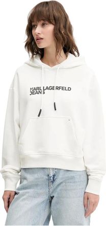 Karl Lagerfeld Donna, Felpe, Bianco, L, new