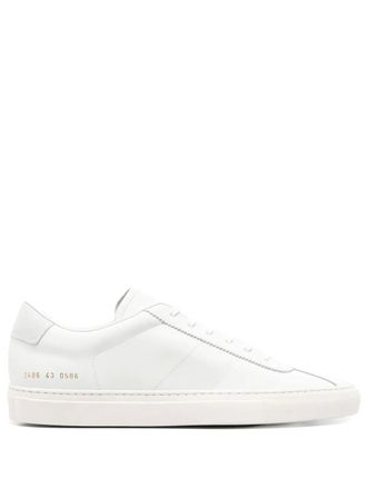 Common Projects leather sneakers - men - Fabric/Calf Leather/Calf Leather/Rubber - 43 - White