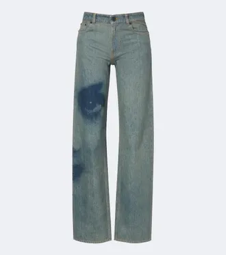 Jean Paul Gaultier Printed straight jeans