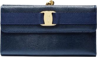 Ferragamo Portafoglio Vara in pelle 1990-2000 - Blu