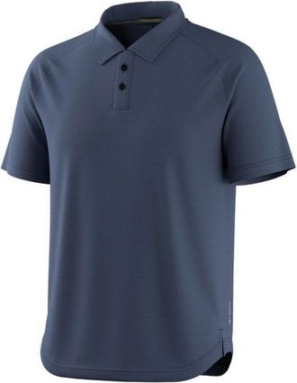 Smartwool Active Mesh Polo Merinoshirt f&uuml;r Herren | blau