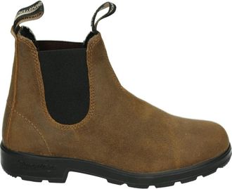 Blundstone Sportieve Mid Waxed Suede Schoenen Bruin - Dames - Chelseaboots - Bruin - 38 1/2 EU - Leer - Schoenen