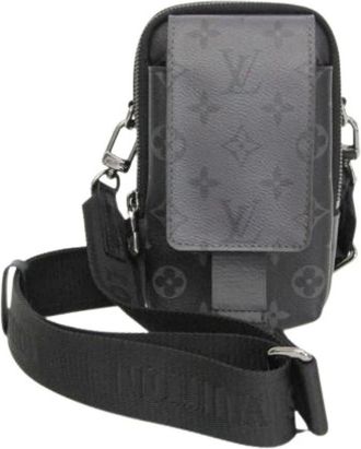 Louis Vuitton Pre-owned Reverse Double Phone Pouch M81321 - - Pre-owned - Uomo - Nero - ONE SIZE