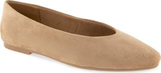 Splendid Latouche Leather Flat in Golden Brown at Nordstrom, Size 8.5