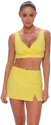 Sunsets Elsie Bikini Swimsuit Top - F Cup in Pineapple Crepe at Nordstrom, Size 36