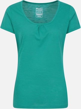 Mountain Warehouse Womens Mountain Warehouse Womens/Ladies Agra Quick Dry T-Shirt - Blue/Green - Size: 20