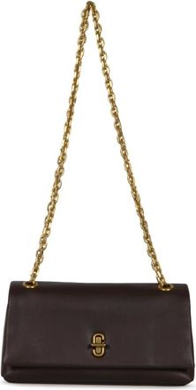 Marc Jacobs Tassen, Dames, Bruin, ONE Size, Leer, The Dual Chain Mini Bag