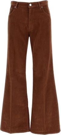 Haikure Broeken, Dames, Bruin, W28, Katoen, Wijde broek