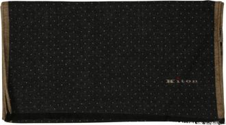 Kiton Sciarpa Double-face - - Accessories - Uomo - Nero - ONE SIZE