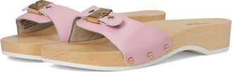 Dr. Scholls Original Slides Womens Sandals Pink Leather : 11 M