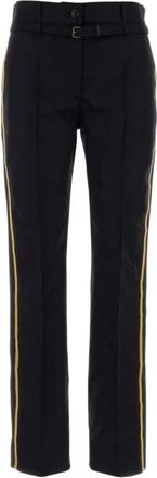 Dries Van Noten Pantalones de corte slim - Trousers - Mujer - Azul - M