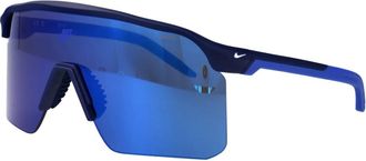 Nike Expedition Shield Zonnebril - Heren - Zonnebrillen - Blauw - 61 MM - Accessoires