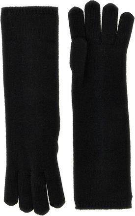 Max Mara Accessoires, Dames, Zwart, ONE Size, Kasjmier, Alaggio Cashmere Handschoenen