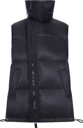 sacai NYLON VEST WITH HIGH COLLAR AND DRAWSTRING - Sacai - Woman