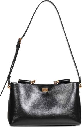 Dolce & Gabbana mini Vittoria leather shoulder bag - Zwart