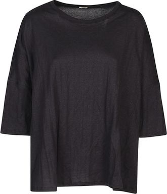 Apuntob Jersey T-shirt - Dames - Shirts - Grijs - S - Katoen - Tops