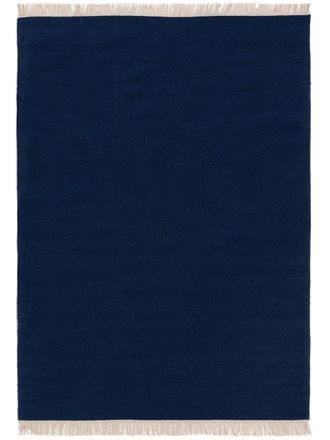 benuta Alfombra de lana azul oscuro 120x170