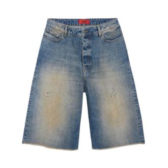 424 Denim Shorts, male, Blue, Size: M Big Daddy Denim Short