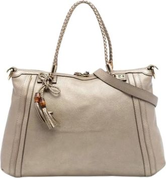 Gucci Pre-owned Tote Bags, female, Beige, Size: ONE SIZE Pre-owned The Bella Tote Bag