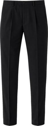 Dolce & Gabbana Black Straight Pleated Pants