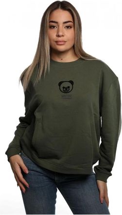Moschino V6A1710-4418 Sweatshirt - Dames - Sweatshirts - Groen - XS - Katoen - Hoodies & sweatvesten